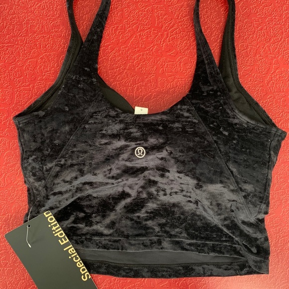 Lululemon Align crushed velvet tank black 6 NWT - Picture 3 of 6